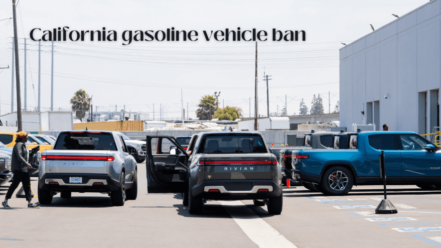 California gasoline vehicle ban